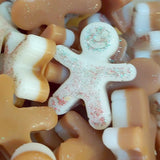 Christmas Gingerbread Man Wax Melts Singles - 9 different scents to choose from!