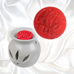 Frosted Candy Apple Scent Glitzy Wax Melt - 7g Approx.