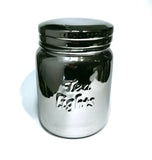 Ceramic Tealights Storage Jar - Silver